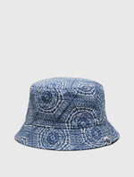 Navy Anaheim Geo Print Bucket Hat