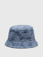 Navy Anaheim Geo Print Bucket Hat