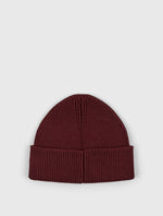 Burgundy Logo Knit Beanie