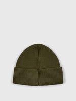 Khaki Logo Knit Beanie