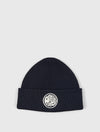 Navy Logo Knit Beanie