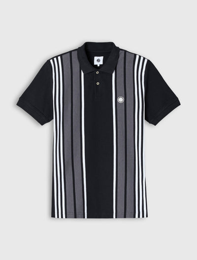 Black Stripe Polo Shirt