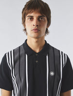 Black Stripe Polo Shirt