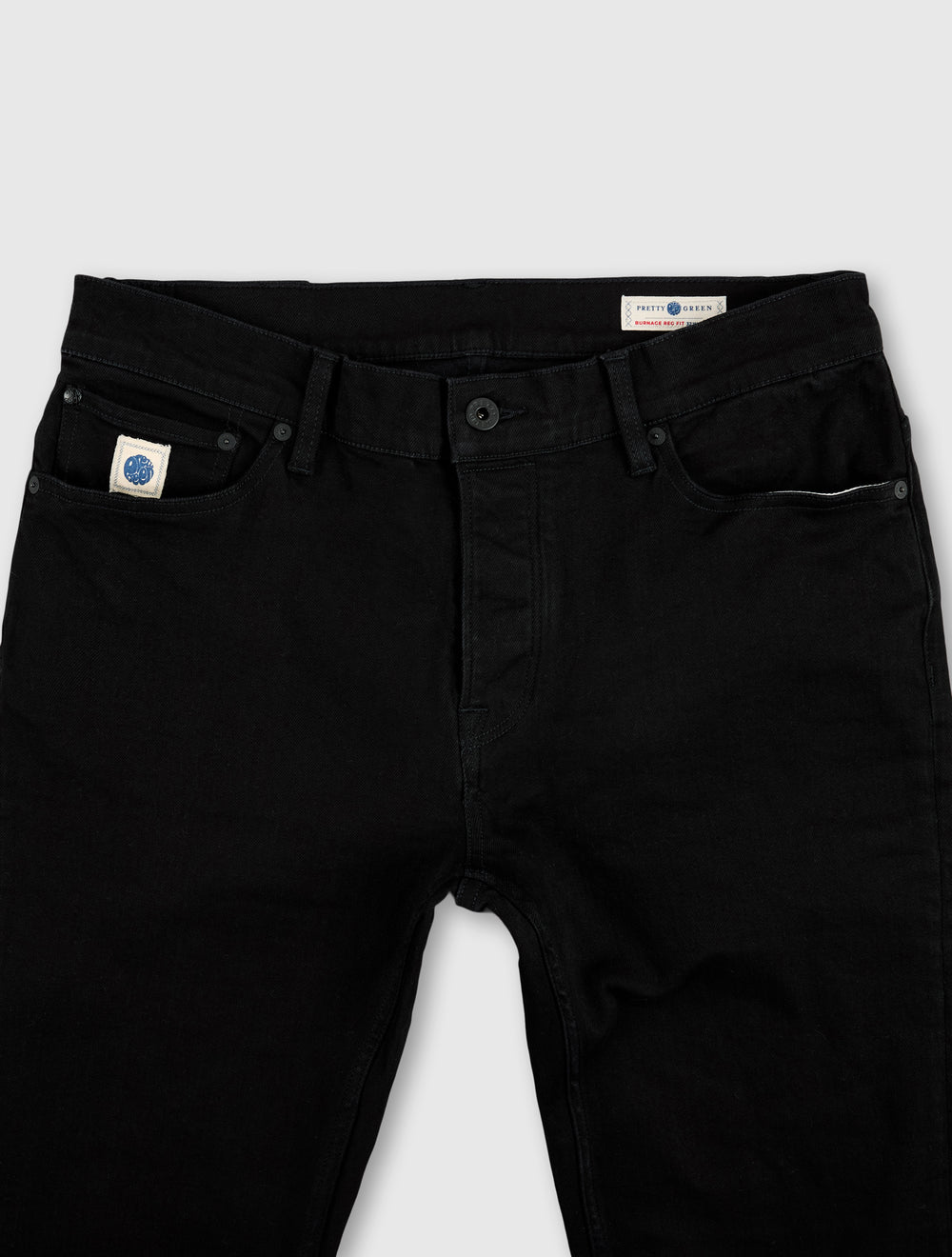 Black Burnage Regular Fit Jeans