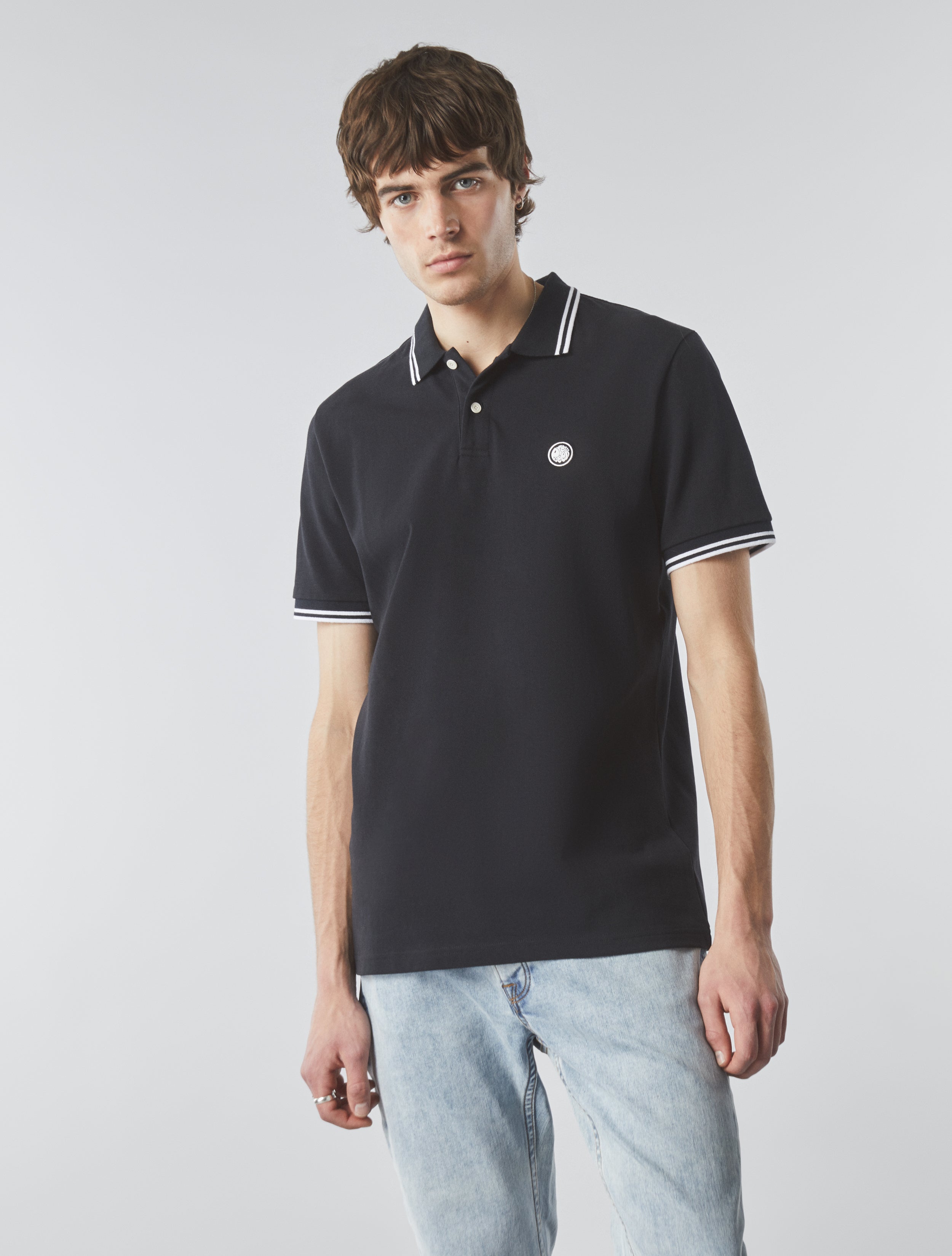 Pretty green target print polo hotsell