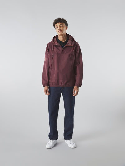 Burgundy Lewis Overhead Jacket