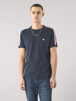 Navy Tilby Tape T-shirt