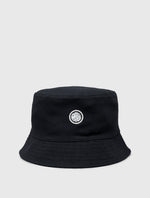 Black Tonal Paisley Reversible Bucket Hat