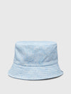 Light Blue Tonal Paisley Reversible Bucket Hat