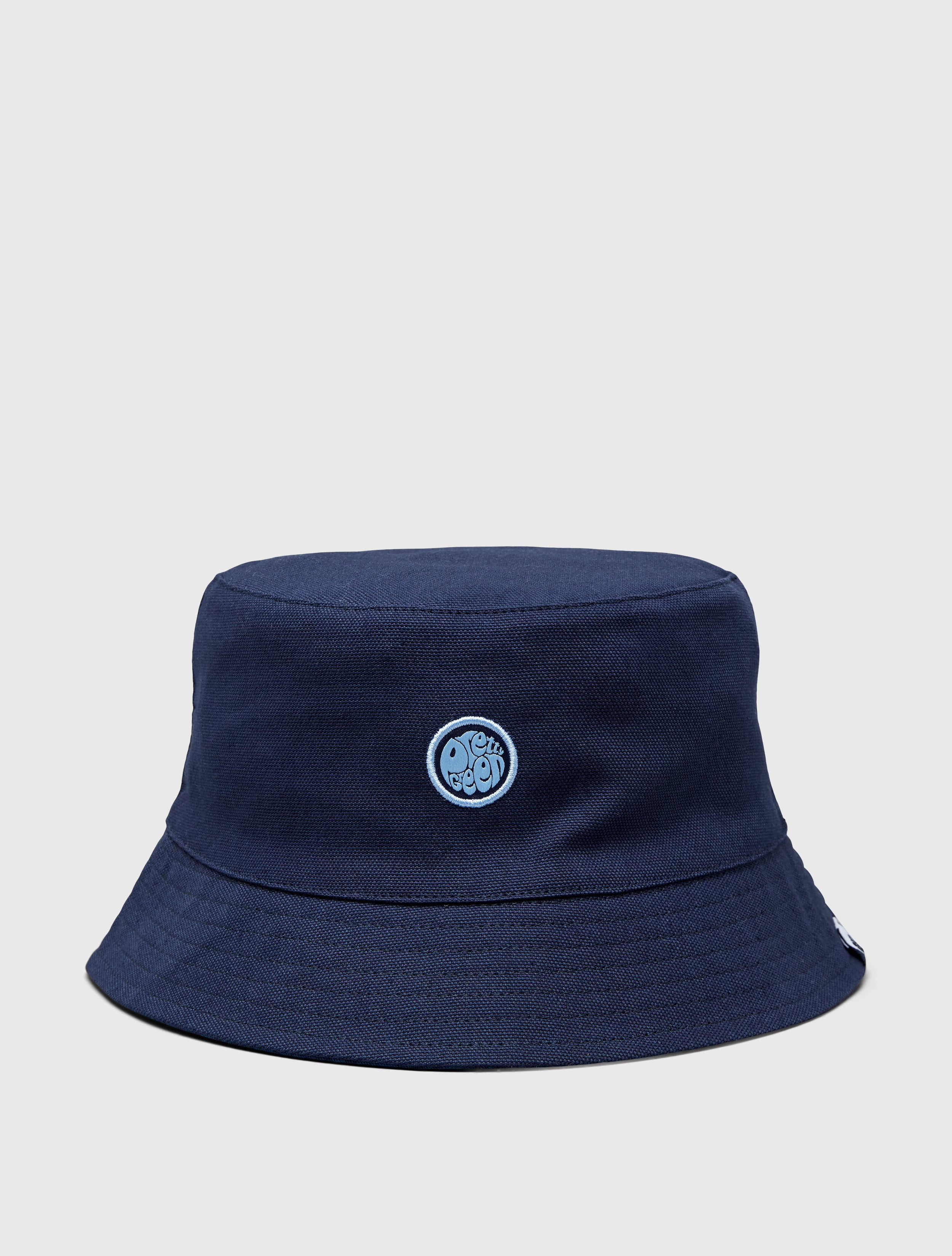 Navy Tonal Paisley Reversible Bucket Hat