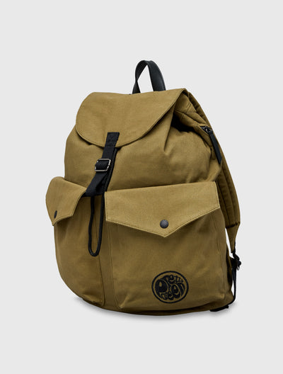 Khaki Openshaw Pocket Backpack