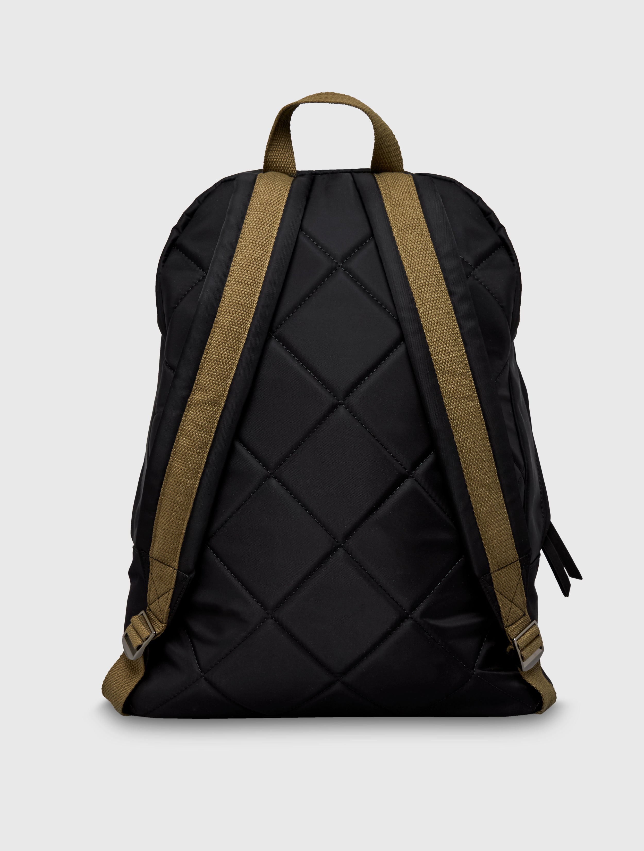 Black Openshaw Nylon Zip Backpack Pretty Green Store