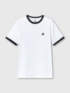 White Epsilon Ringer T-shirt