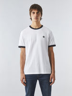 White Epsilon Ringer T-shirt