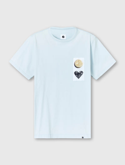 Blue Euphoria Chest Patch T-shirt