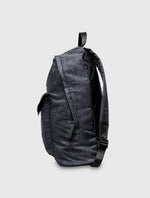 Black Tonal Wonderwall Paisley Zip Backpack