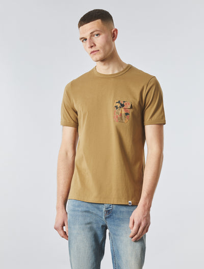 Khaki Acquiesce Pocket T-shirt