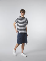 Black Capella Stripe T-shirt