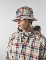 Navy Winston Check Bucket Hat