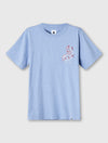 Blue Griggs Paisley Embroidered T-shirt