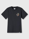 Black Ashbrook Paisley Embriodered T-shirt