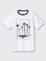 White Palm Print T-shirt