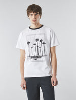 White Palm Print T-shirt