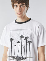 White Palm Print T-shirt