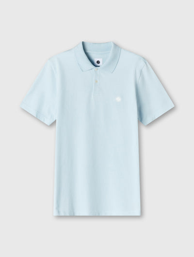 Blue Texture Polo