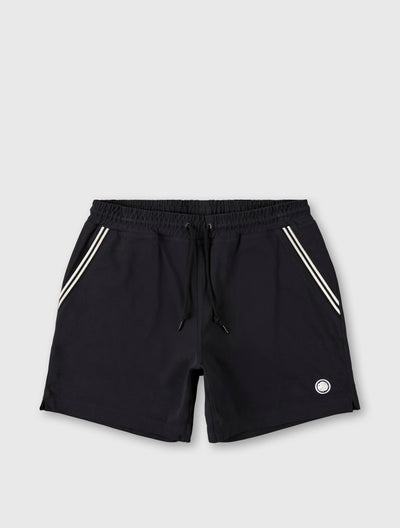 Black Withington Pique Shorts