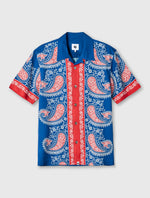 Navy Laguna Paisley Short Sleeve Shirt