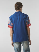 Navy Laguna Paisley Short Sleeve Shirt