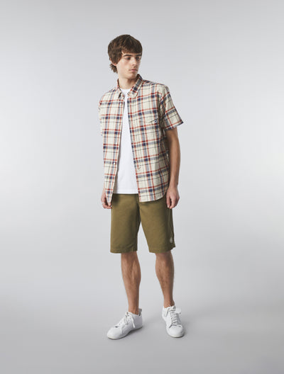 Stone Winston Check Short Sleeve Shirt