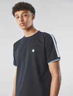 Black Tilby Tape T-shirt