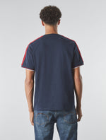 Navy Tilby Tape T-shirt