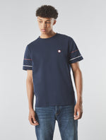 Navy Tilby Sleeve Stripe T-shirt