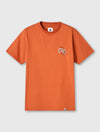 Orange Wonderwall Paisley Motif T-shirt