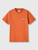 Orange Wonderwall Paisley Motif T-shirt