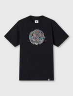 Black Wonderwall Paisley Logo T-shirt