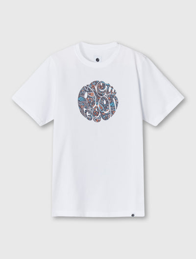 White Wonderwall Paisley Logo T-shirt