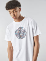 White Wonderwall Paisley Logo T-shirt