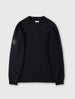 Black Mason Crew Knit