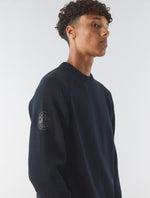 Black Mason Crew Knit