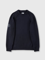 Navy Mason Crew Knit