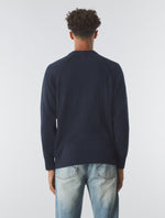 Navy Mason Crew Knit