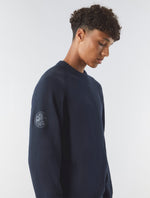 Navy Mason Crew Knit