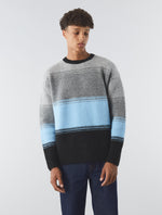 Black Gradient Stripe Knit