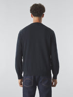 Black Tipped Knit Jumper