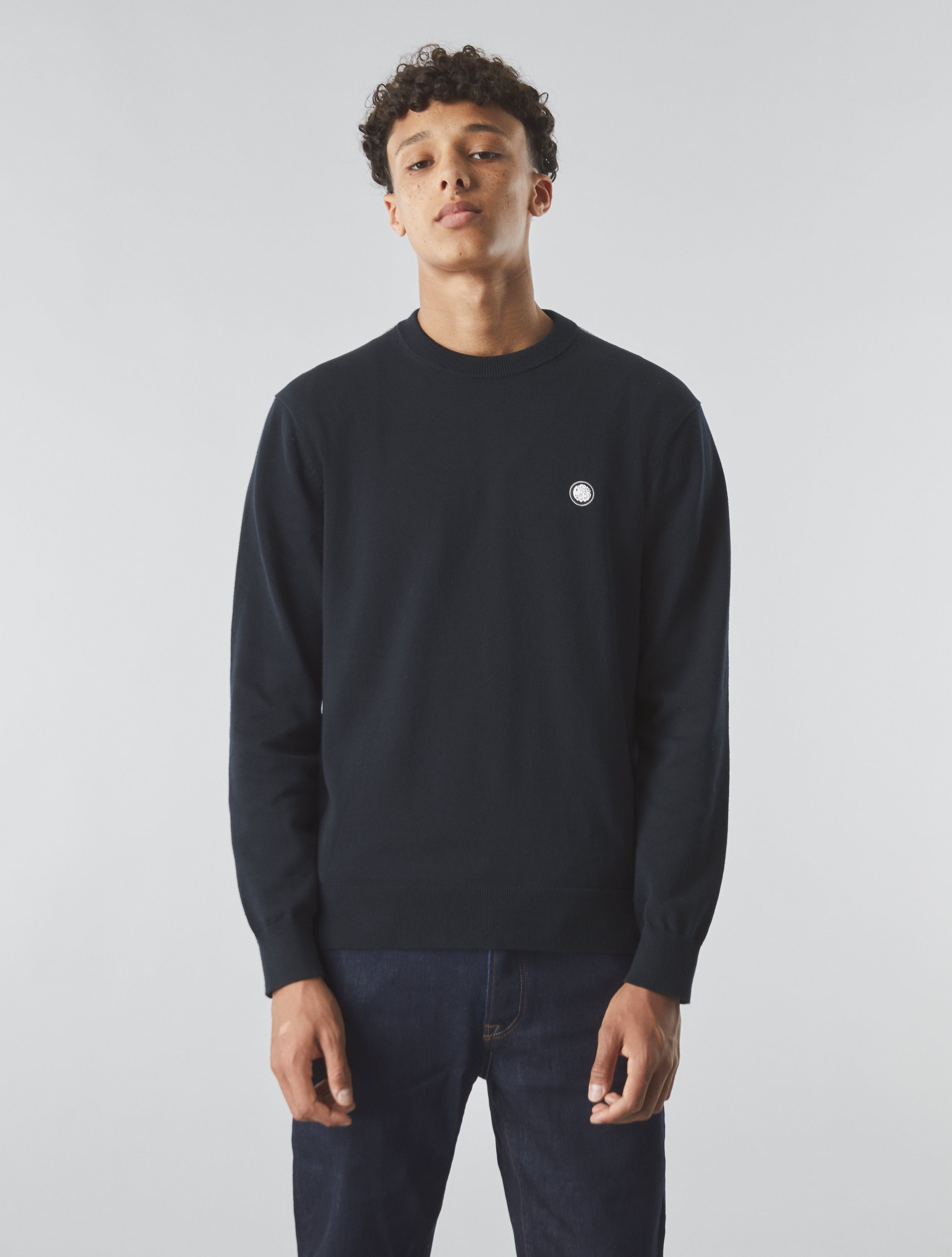 Black Tipped Knit Jumper Pretty Green Store