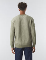 Khaki Travis Colourblock Jumper